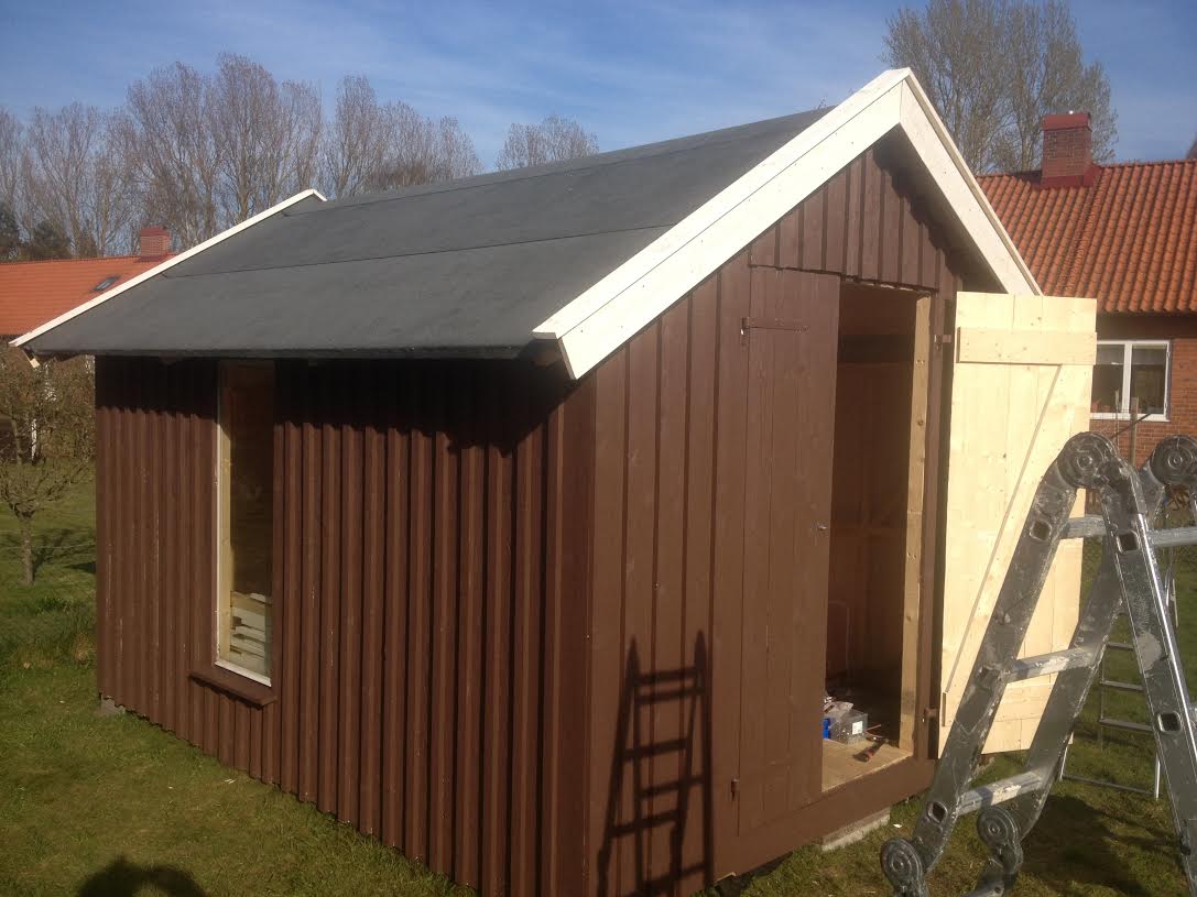 Förråd i trädgården